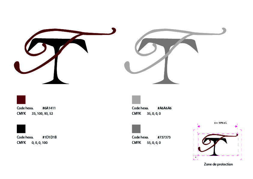 Mini charte graphique du monogramme
