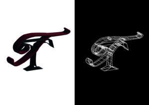 Expérimentation 3D du monogramme